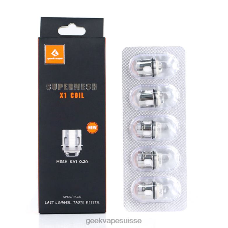 GeekVape Bobines super mesh x1/x2 (nouvelle version) - Geek Vape Discount DN44X18 0,2 ohm