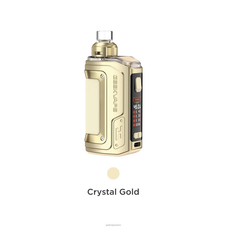 GeekVape h45 (aegis hero 2) kit mod pod édition cristal - Geekvape Boutique DN44X141 cristal d\'or