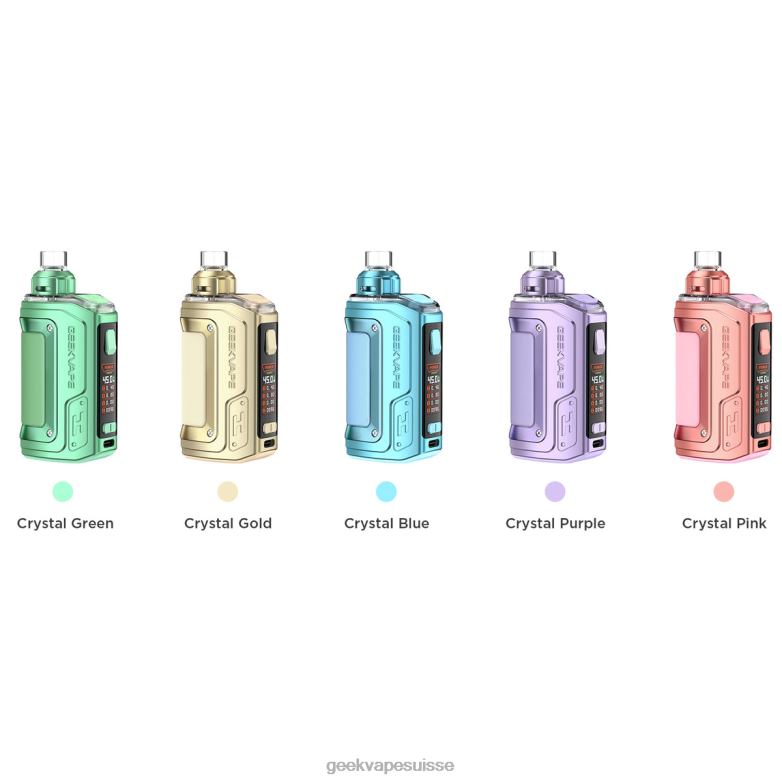 GeekVape h45 (aegis hero 2) kit mod pod édition cristal - Geekvape Boutique DN44X141 cristal d\'or