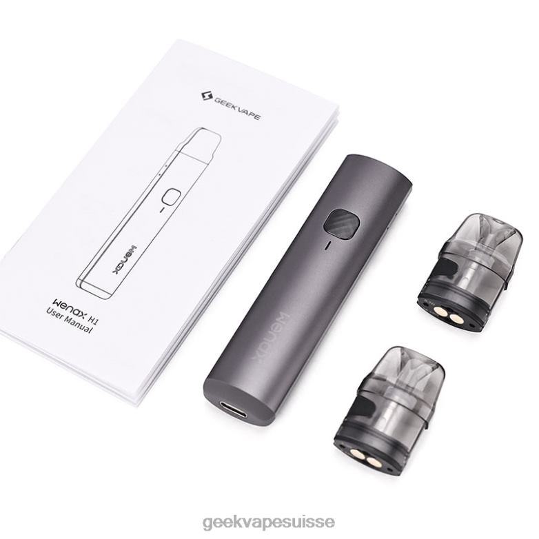 GeekVape kit de démarrage wenax h1 1000mah - Geekvape Sale DN44X119 gris sidéral
