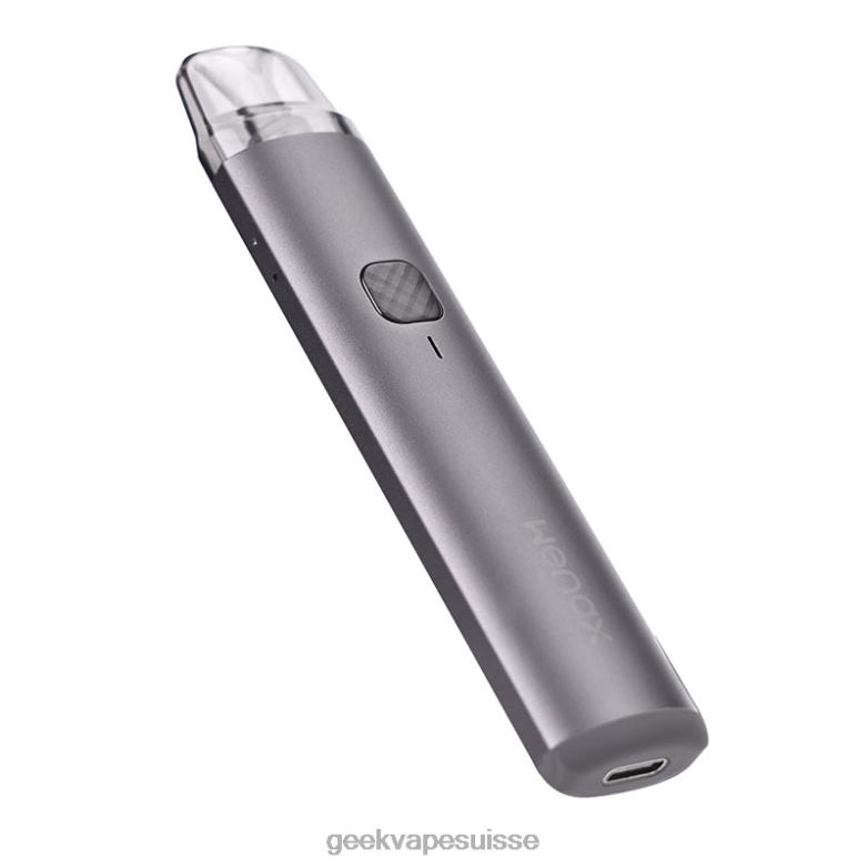 GeekVape kit de démarrage wenax h1 1000mah - Geekvape Sale DN44X119 gris sidéral